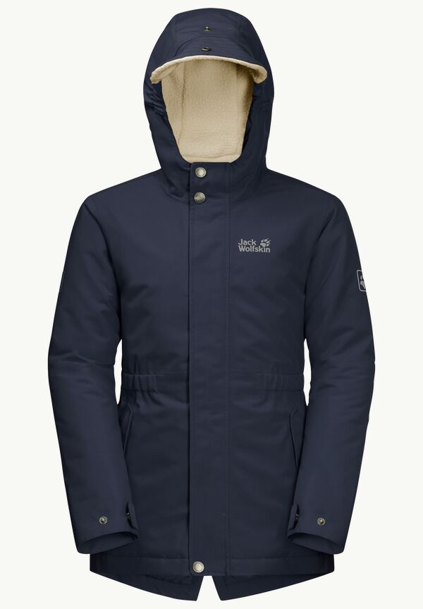 COSY BEAR JACKET G - - 152 winter blue night – JACK jacket Girls\' waterproof WOLFSKIN